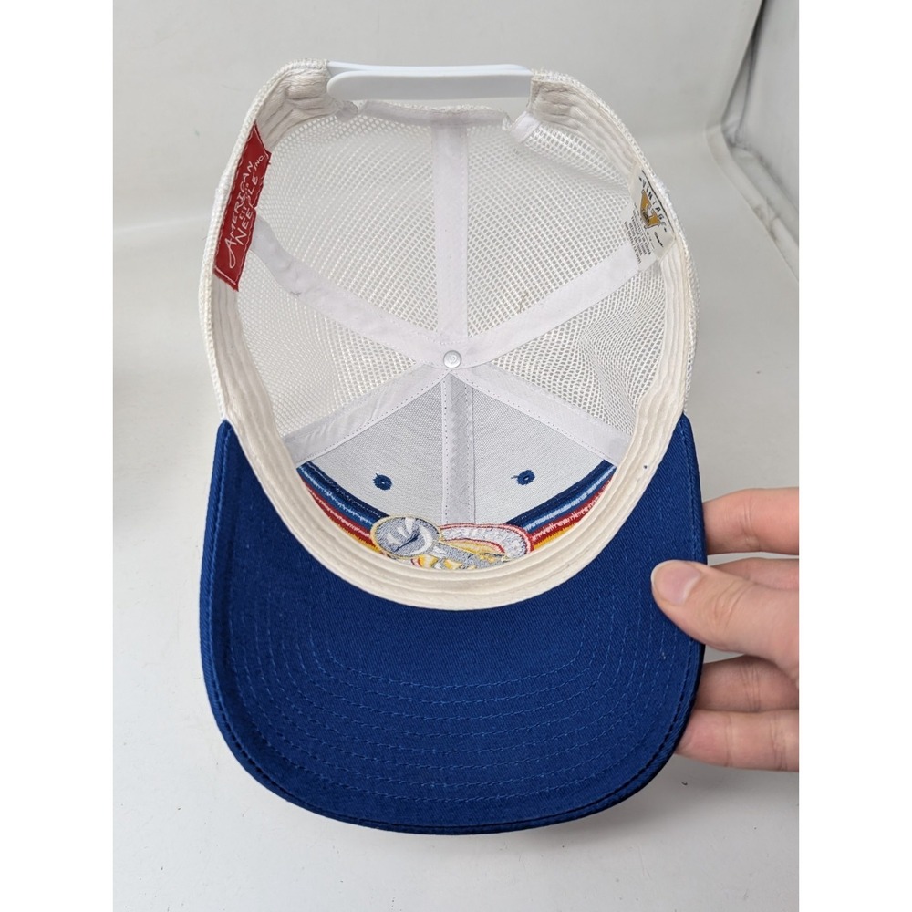St Louis Blues Snapback Trucker Hat Cap Mesh Trumpet Logo Vintage Hockey Retro - Picture 5 of 7